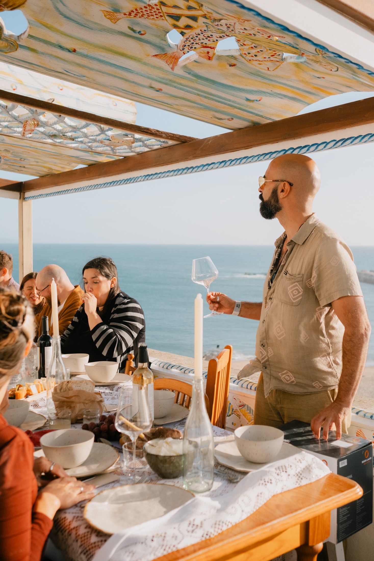 A guest at the table